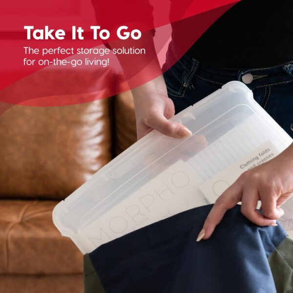 IRIS USA Board Game Storage Organizer Portable Plastic Proje...