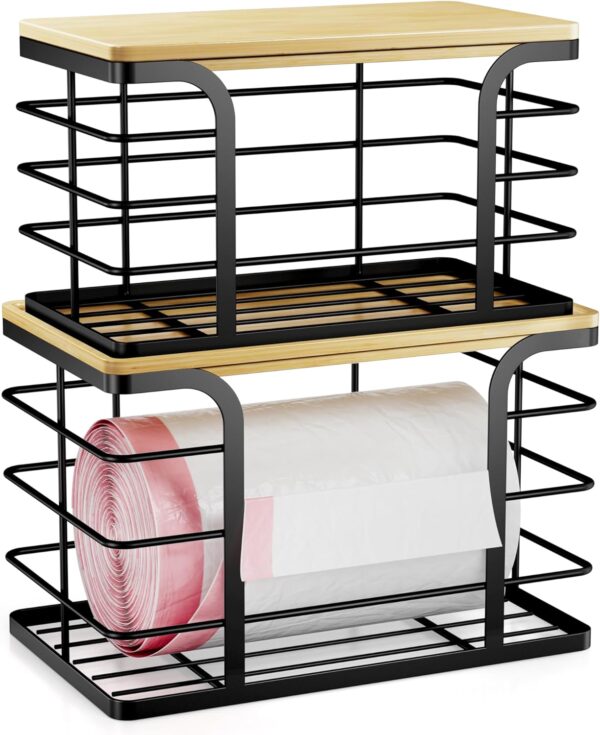 2 Pack Trash Bag Holder,Wall Mount Garbage Bag Dispenser wit... 2 Pack Trash Bag Holder,Wall Mount Garbage Bag Dispenser wit...