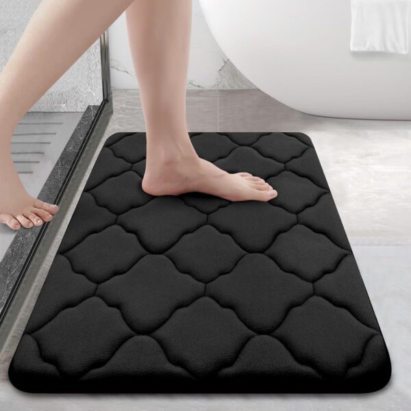OLANLY Memory Foam Bath Mat Rug 24x16, Soft and Absorbent OLANLY Memory Foam Bath Mat Rug 24x16, Soft and Absorbent Ba...