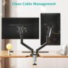 71ysYwxsKCL._AC_SL1500_.jpg WALI Dual Monitor Mount, Adjustable Gas Spring Monitor Desk ...