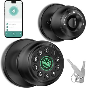 Fingerprint Door Lock,Fingerprint and Keypad Input Smart Doo... Fingerprint Door Lock,Fingerprint and Keypad Input Smart Doo...
