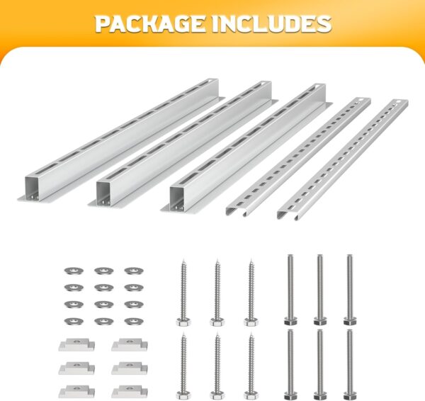 71zxU2mM7HL._AC_SL1500_.jpg Overhead Tote Storage Rail System, Garage Ceiling Bin Storag...