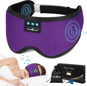 MUSICOZY Sleep Headphones Bluetooth, Sleeping Eye Mask Headb... MUSICOZY Sleep Headphones Bluetooth, Sleeping Eye Mask Headb...