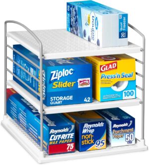 YouCopia UpSpace Adjustable Box Organizer for Foil Wrap and ... YouCopia UpSpace Adjustable Box Organizer for Foil Wrap and ...