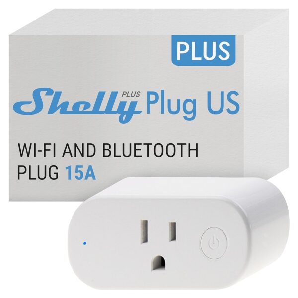 Shelly Plus Plug US | WiFi Operated Smart Plug with Shelly Plus Plug US | WiFi Operated Smart Plug with Power Me...