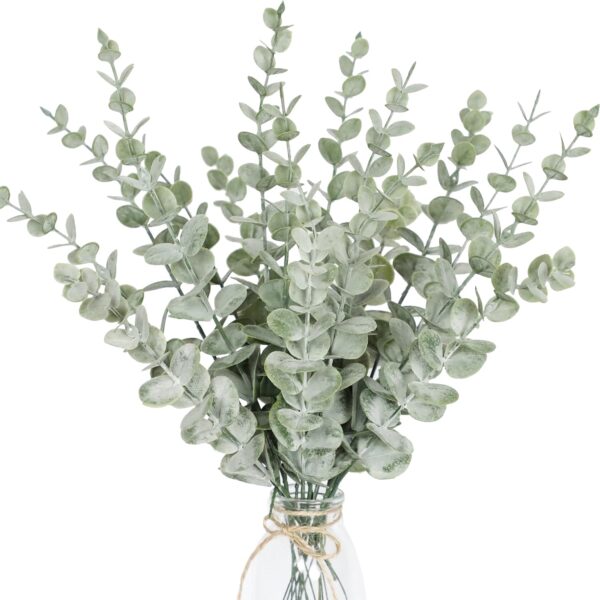 18pcs Eucalyptus Stems Artificial Eucalyptus Leaves Stems Ar...