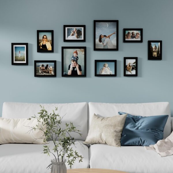 Vittanly 10 Pack Picture Frames Collage Wall Decor, Gallery ...