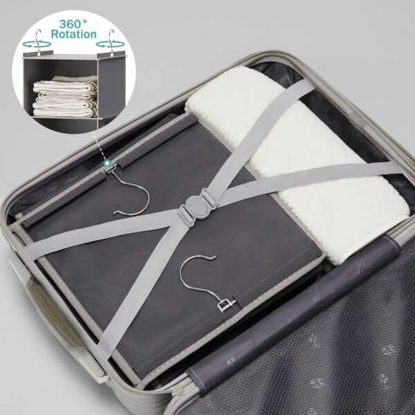 Hanging Closet Organizer and Storage, 6-Shelf Closet Hanging...