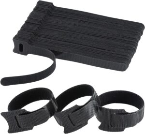 120PCS 6 Inch Reusable Cable Ties Wire Ties Cord Organizer C...