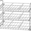 Simple Houseware Stackable Can Rack Organizer, 3-Tier Chrome...