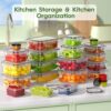 817XCPSSZkL._AC_SL1500_.jpg 44-Piece Food Storage Containers with Lids(22 Containers & 2...