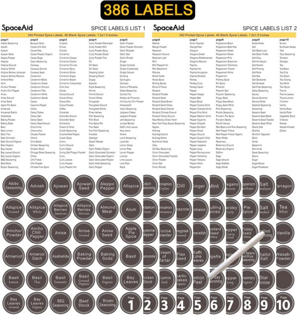 817thCUFhFS._AC_SL1493_.jpg SpaceAid Spice Rack Organizer with 28 Spice Jars, 386 Spice ...