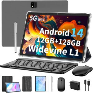 Android 14 Tablet with Keyboard, 12GB RAM (6+6), 128GB Stora... Android 14 Tablet with Keyboard, 12GB RAM (6+6), 128GB Stora...