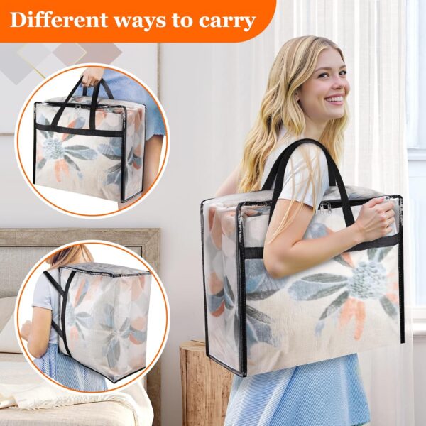 819LHS1MrcL._AC_SL1500_.jpg 6 Pack Clear Storage Bags for Comforter, Clothes & Bedding, ...