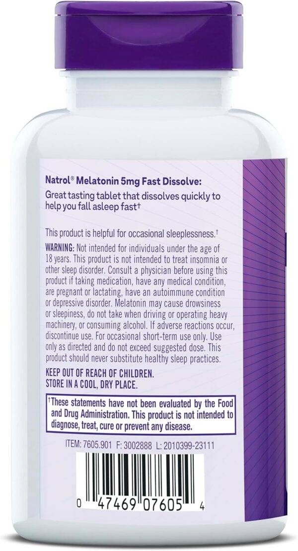 81A757ZntL._AC_SL1500_.jpg Natrol Melatonin 5mg Fast Dissolve Tablets, Sleep Support Su...