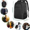 81AP00X2YvL._AC_SL1500_.jpg MATEIN Business Laptop Backpack, 15.6 Inch Travel Laptop Bag...
