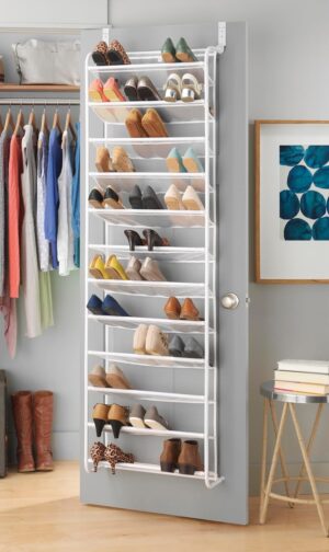 Whitmor Over the Door Shoe Organizer - Holds up to Whitmor Over the Door Shoe Organizer - Holds up to 36 Pairs ...