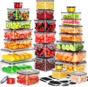 52 PCS Food Storage Containers with Lids Airtight (26 Contai... 52 PCS Food Storage Containers with Lids Airtight (26 Contai...