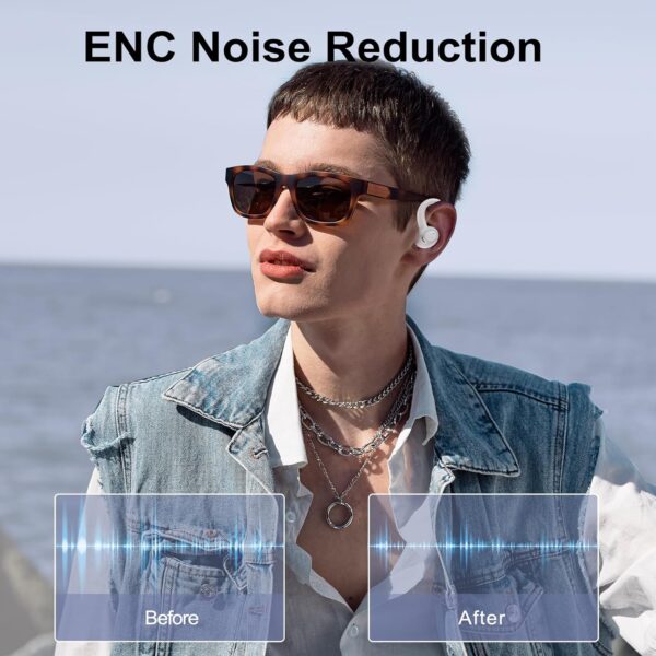 Headphones Wireless Earbuds Sport, Bluetooth 5.3 Over Ear Bu...