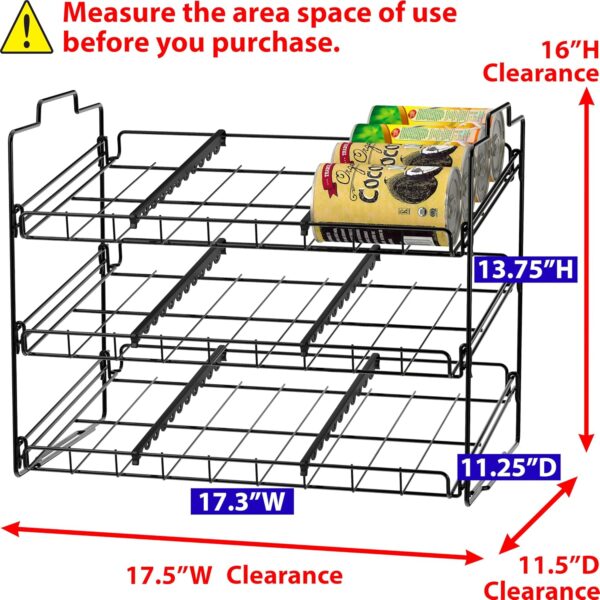 Deco Brothers Stackable Can Rack Organizer for Kitchen and P...
