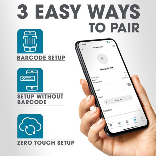 81HwVuVkSAL._AC_SL1500_.jpg SHARP Smart Dishwasher Works with Alexa. Includes LED Interi...