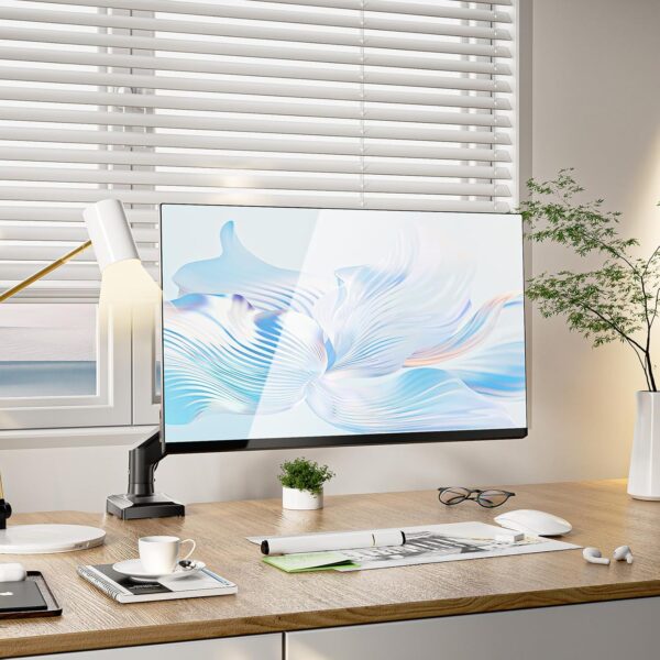 81JHjT-UUtL._AC_SL1500_.jpg WALI Single Monitor Mount, Gas Spring Monitor Arm for 17-34 ...