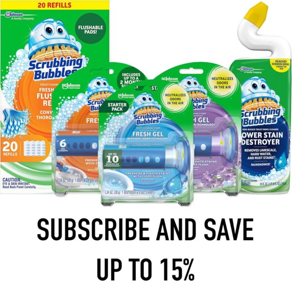 Scrubbing Bubbles Toilet Bowl Tablets, Continuous Clean Toil...