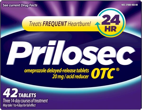 81L9bkoS6EL._AC_SL1500_.jpg Prilosec OTC, Omeprazole Delayed Release 20mg, Acid Reducer,...
