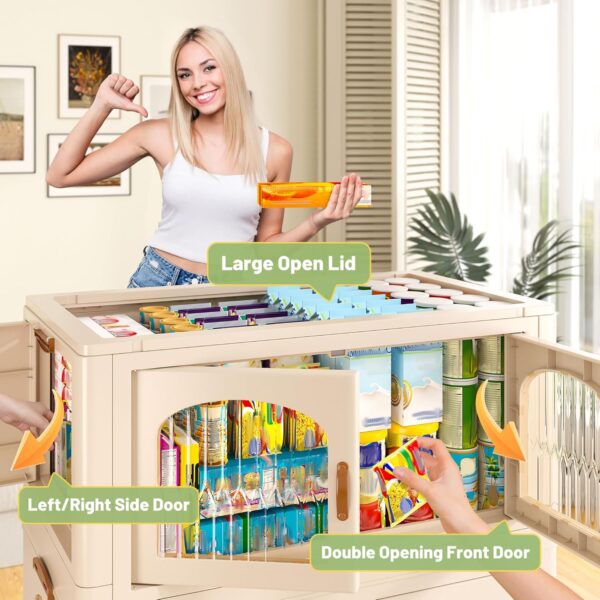 81LoIMk1p1L._AC_SL1500_.jpg EnHomee 100GAL Storage Bins with Lid Large Stackable Bins wi...