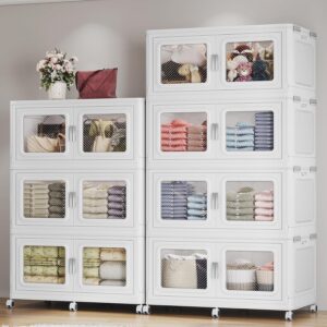 385Gal Extra Large Stackable Storage Bins with Lids & Wheels... 385Gal Extra Large Stackable Storage Bins with Lids & Wheels...