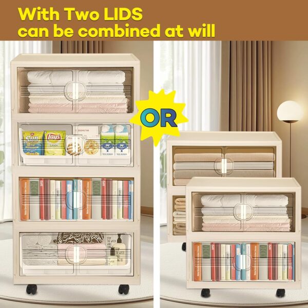 81OF92S-6cL._AC_SL1500_.jpg 150GAL/600QT Large Storage Bins with 2 Lids, Stackable Colla...