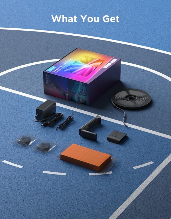 81OgGdrgiVL._AC_SL1500_.jpg Govee TV Backlight 3 Lite with Fish-Eye Correction Function ...