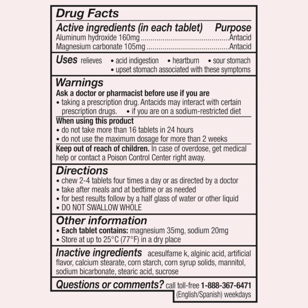 81PA0J36FjL._AC_SL1500_.jpg Gaviscon Extra Strength Cherry Chewable Tablet For Fast-Acti...