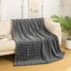YUSOKI Faux Fur Throw Blanket with 3D Bubbles Super Soft YUSOKI Faux Fur Throw Blanket with 3D Bubbles Super Soft Fuz...