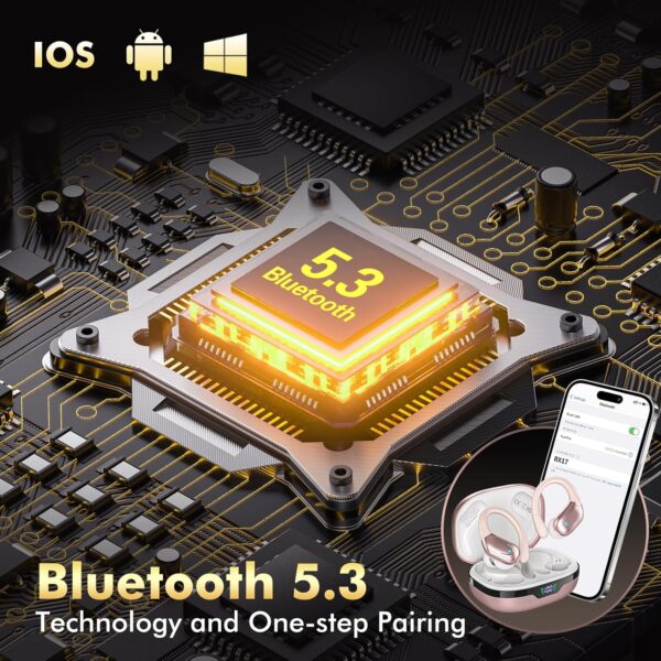 Wireless Earbuds, Sports Bluetooth Headphones, Ear Buds with...