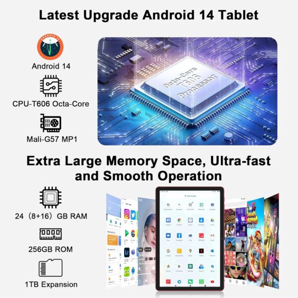 81Rrft6MnnL._AC_SL1500_.jpg Android 14 Tablet 11 Inch Tablets, 24GB RAM 256GB ROM(1TB Ex...