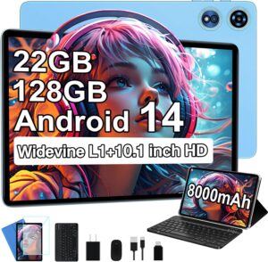 2025 Android 14 Tablet, 22GB RAM 128GB ROM 1TB Expand, 2025 Android 14 Tablet, 22GB RAM 128GB ROM 1TB Expand, 10 in...