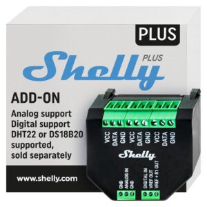 Shelly Plus Add-On | Wi-Fi & Bluetooth Add-On for Shelly Shelly Plus Add-On | Wi-Fi & Bluetooth Add-On for Shelly Plu...
