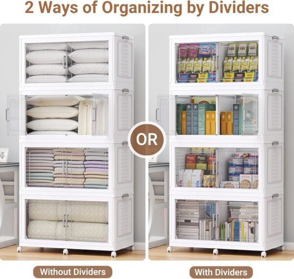 81WwwJJnANL._AC_SL1500_.jpg 150Gal Plastic Storage Bins with Lid and Wheels, 3Pack Extra...