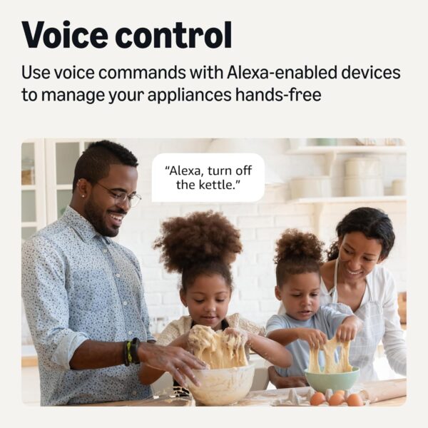 81XDLVXAgL._AC_SL1500_.jpg Amazon Basics Smart Plug, Works with Alexa Only, 2.4 GHz Wi-...