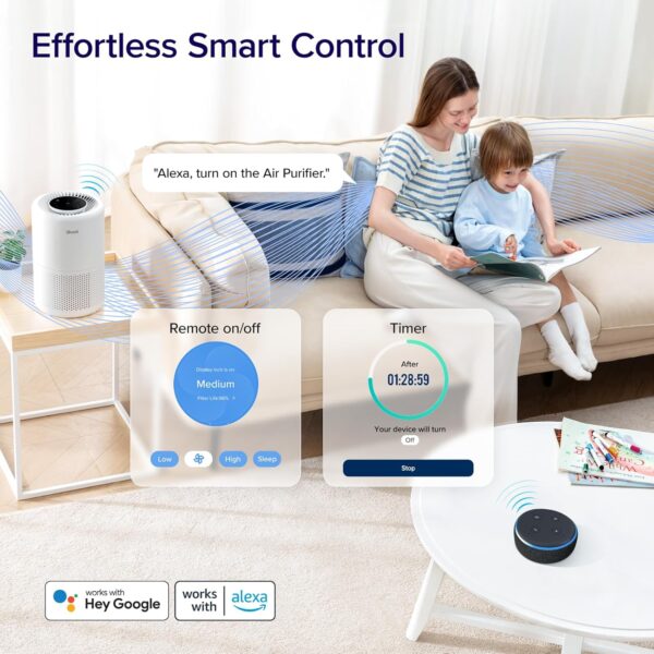 81ZC3BhUPzL._AC_SL1500_.jpg LEVOIT Air Purifier for Home Bedroom, Smart WiFi Alexa Contr...
