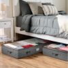 Under Bed Storage Bins - Pack Of 4 Under The Bed Storage Con...