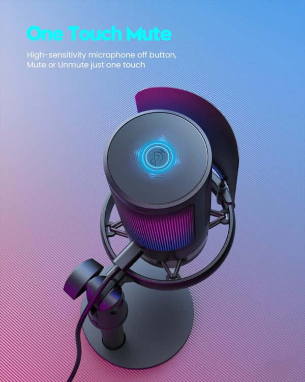 81cgy3W1OfL._AC_SL1500_.jpg Gaming Microphone, USB PC Mic for Podcasts Videos, Streaming...