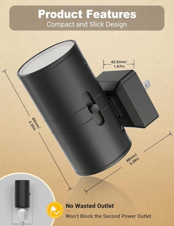 81dlrMevsvL._AC_SL1500_.jpg Night Lights Plug into Wall, Dimmable Night Light Plug in, M...