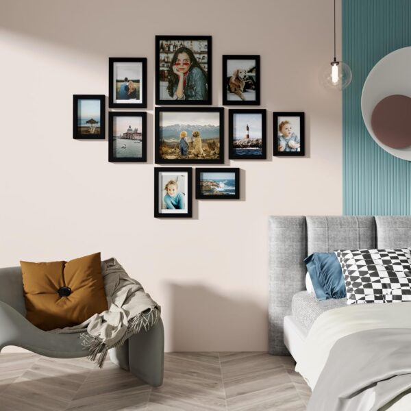 Vittanly 10 Pack Picture Frames Collage Wall Decor, Gallery ...