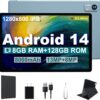 Android 14 Tablet, 10.1 Inch Android Tablet PC, 8GB RAM Android 14 Tablet, 10.1 Inch Android Tablet PC, 8GB RAM 128G...