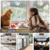 Rainbow Window Privacy Film with Cutting Reference Line, 3D ...