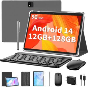Android Tablet with Keyboard, Android 14 Tablet, 12(6+6) GB+... Android Tablet with Keyboard, Android 14 Tablet, 12(6+6) GB+...