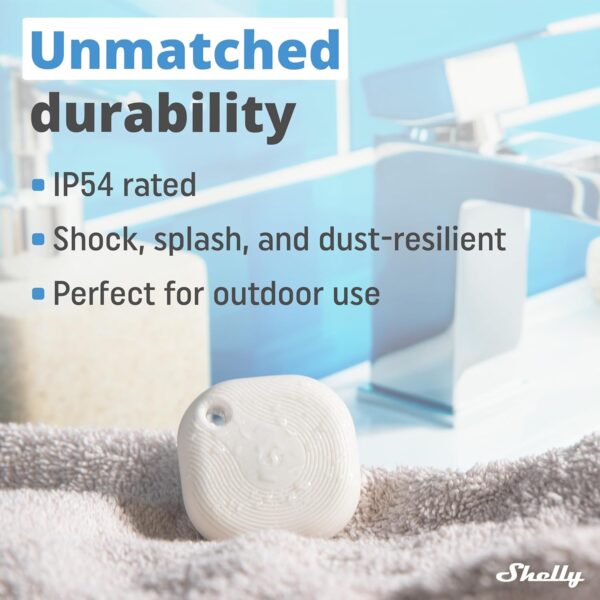 81kItbWpsPL._SL1500_.jpg Shelly Blu Button Tough Ivory | Bluetooth-Operated Multi-Cli...