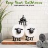 VELENTI Sheep Toilet Roll Holder - Funny Toilet Paper Holder...